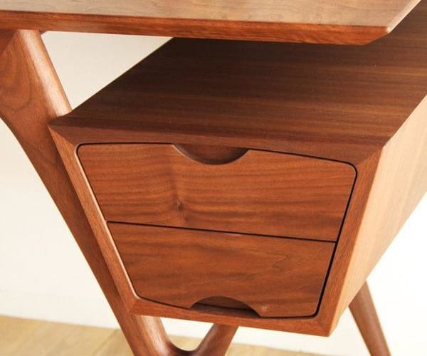 Bàn làm việc small table gỗ tự nhiên 02 Vanda.vn  Bàn làm việc Small Table gỗ tự nhiên Ash